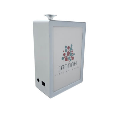 Difusor de aroma blanco montado en la pared con voltaje de alimentación de 12V ruido súper silencioso 32dba